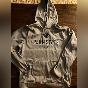 Men’s Penn state grey hoodied sweater shirt, size XL